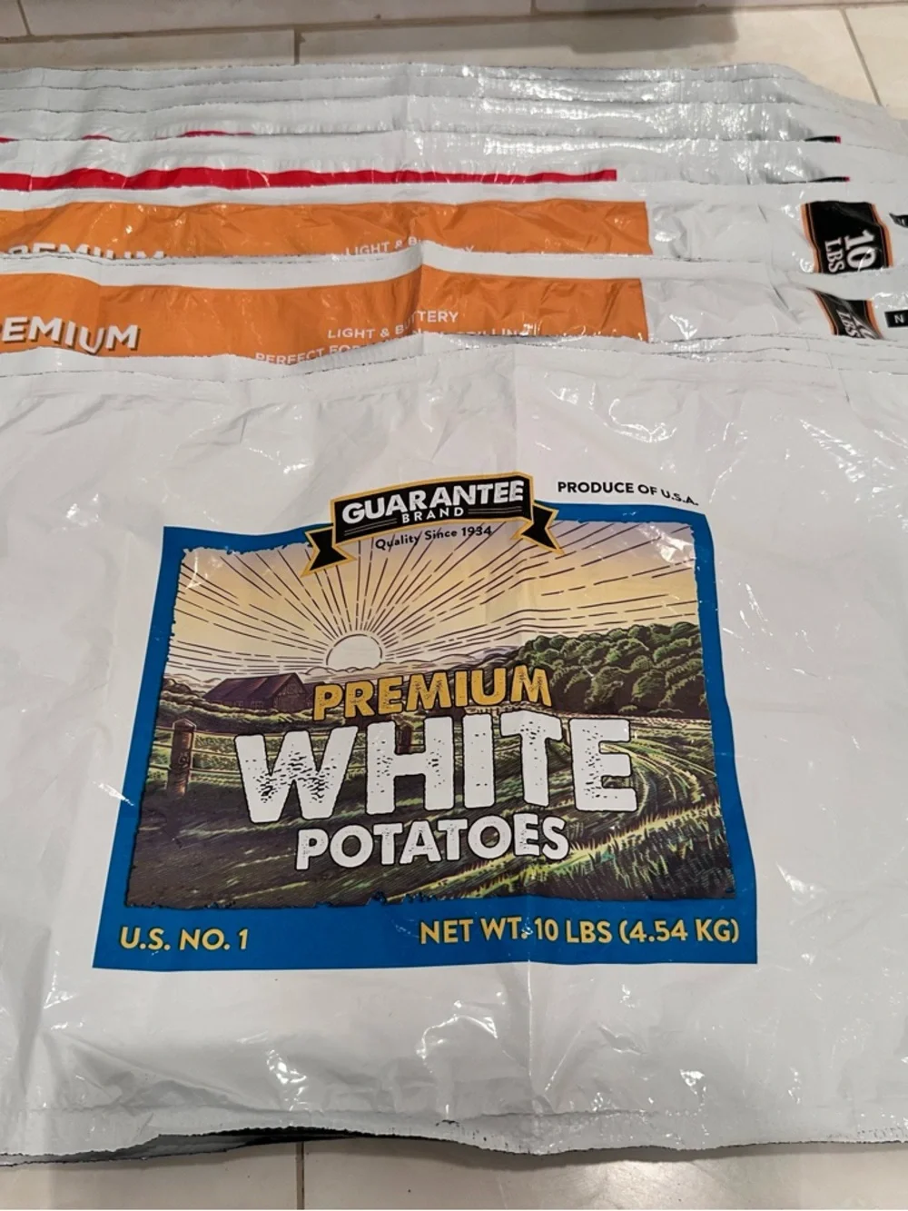 Lot Of 10 Assorted Plastic Bags From Potatoes For Reuse Crafts Upcycle Art Proje